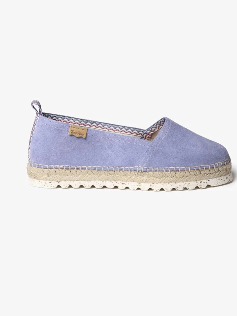 Toni Pons Aria Split Leather Espadrilles in Texa Light Blue Sz 8.5 US